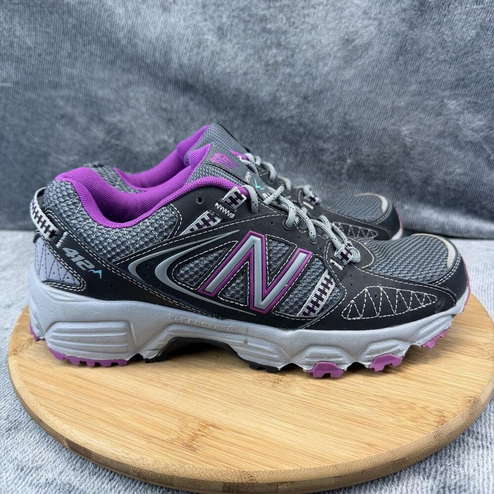 New Balance 412 Trail Shoes Womens Size 10 Gray Purple Running Hiking Sneakers